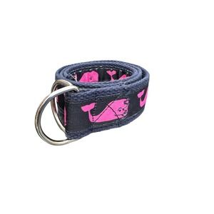 Vineyard Vines Youth Belt Kids Pink Whales preppy